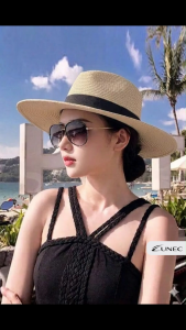 Mũ Phớt Cói Panama Nam Nữ Đi Biển Siêu Đẹp Nón Cói Che Nắng Phong Cách Vintage Lịch Thiệp Sang Trọng