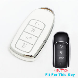 Car Key Cover Case For Chery Omoda C5 5 fx 7 Tiggo 8 PLUS 8 Pro 7 Pro 5 Shell Protector Bag Keychain Keyring Auto Accessories
