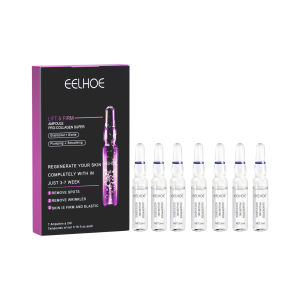 EELHOE Ceramide Pro-collagen Lifting Ampoule Essence Skin Anti-wrinkle Moisturizing Desalination Fine Lines Collagen Cream Fade Wrinkle Ceramide Pro-Collagen Boosting Whitening Moisturizing Ampoule Serum