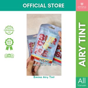 Emina Airy Surprise Tint 3 g - Lip Tint Ringan Longlasting Tahan Lama Waterproof
