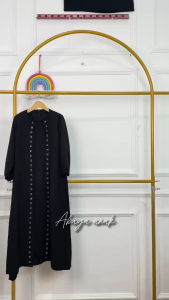 ABAYA ANAK PEREMPUAN TERBARU DAN TERMURAH/BAJU MUSLIM ANAK/USIA 5-10 TAHUN/CRINGKEL PREMIUM/TABURAN PAYET SWAROVSKY