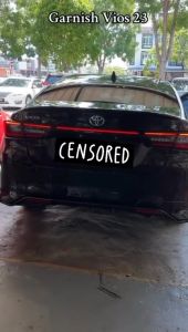 Toyota Vios 2023-Present Rear Garnish Running Signal Daylight Fucntion Tail Led Lamp Smoke/Red