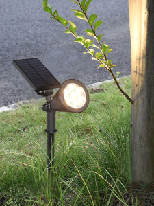 VINCAN | Outdoor Waterproof Multicolor Solar Spot Light