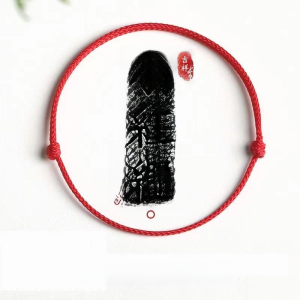 Water Tone Bell Anklet Female Ringing Retro Ethnic Style Mori Style Handmade Special-Interest Design Chinese Ancient Style Red Rope Minimalist Foot Chain