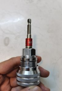 Bộ 2 món đầu đa năng thông dụng + đầu nối thép CRV lắp máy khoan vặn ốc từ 10 -19mm