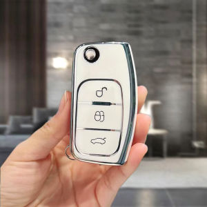 Shell Fob For Ford Kuga Escape Falcon B-Max C-Max Eco Sport Fiesta Focus 2 Ecosport Galaxy Fashion TPU Car Flip Key Case Cover