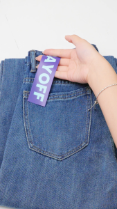 JINISO - Highwaist Flare Cutbray Jeans 375 DAYOFF