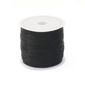 0.7mm 46m/roll Elastic Thread Round Crystal Line Nylon Rubber Stretchy Cord Elastic Rope for Jewelry Making Beading Bracelet