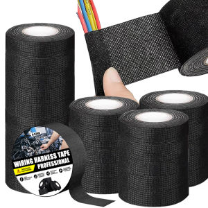 Automotive Cloth Electrical Tape Insulating Heat Resistant Waterproof Soundproof Wiring Harness Tape for Car Wire Protection