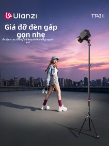Ulanzi | Lightweight Foldable Multifunctional Camera Phone Lighting Tripod