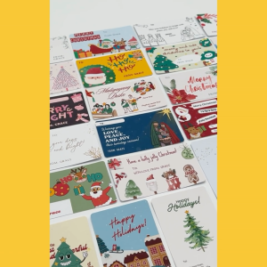 Personalized Christmas Gift Cards/ Christmas Cards (Cards/ Non Waterproof Sticker)