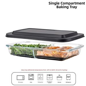 Microwave and Oven Safe Baking Dish Long Rectangular