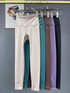 High Waist Yoga Pants Womens Summer Sensation Elastic Training Sports Butt Lifting Professional Fitness Gym Trousers