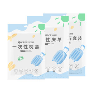 Disposable Bed Sheets and Pillowcases Hygienic Travel Hotel Set