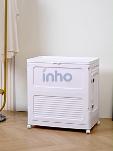 INHO L50-65cm Multipurpose Top Flip Storage Box Foldable Storage Cabinet Clothes Toy Storage Organizer