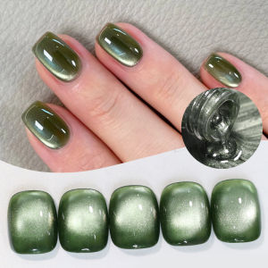 BORN PRETTY 10ml Dark Emerald Cat Magnetic Gel Ultra Shine Semi Permanent Soak Off UV Gel Manicure Nail Art Varnish