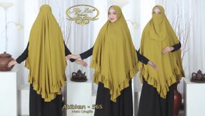 Hijab Syari Rempel Kerut Kode ABIBKAN Pet Antem Bahan Kringkel Premium By Ory AjeZas Collection