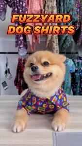 FuzzYard Dog Button Up Shirts - Easy to Wear with Colourful Print | 6 Designs & 7 Sizes