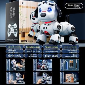 Hot Toys | New RC Robot Dog Toy - Intelligent Walking Flash Educational Toy for Children Boys Girls Toddler Xmas Present
