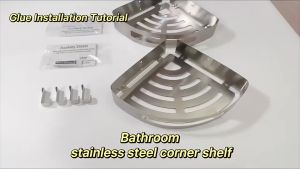 Bathroom Storage Rack Organizer 304 Stainless Steel Moisture Proof And Durable