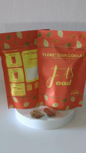 FLORE THIN COKLAT - BY FAS FOOD (Chocolate Florentine Cookies)
