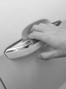 Chery Logo Car Door Handle Protector Cover Inner Bowl Anti Scratch Sticker Transparent Logo Chery Omoda 5 Tiggo 8 Pro