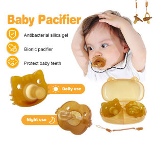 4Pcs/Set Baby Soothie Pacifier With Storage Box Soft Silicone Newborn Puting Nano Silicone Comfort Pacifier Baby Nipple安抚奶嘴 With Box