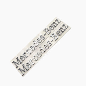 Mercedes-Benz Letter Car Badges Stickers English Alphabet Tail Mark for Benz C/E Series Personalized Auto Accessories