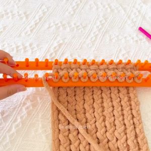 Set Alat Rajut Syal atau Kerajinan Lain / Cetakan 1 Set Tanpa Benang DIY Untuk Hadiah / Cetakan Merajut