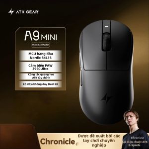 Chuột Chơi Game Không Dây ATK A9 Mini Plus 8000Hz PAW3955 Master Siêu Nhẹ Dành Cho Esports 54L15 Chơi Game FPS Trên PC Với 6 Nút Giao Diện USB