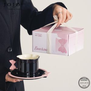 Retro Elegant Coffee Cup Set
