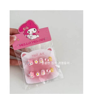Toxic Free Fragrance Less Children Wearable Nail Decorations Girls Cartoon Character Nail Stickers 2025 Winter Collection