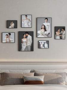 Creative Photo Wall Photo Frame Wall-Mounted Combination Restaurant Living Room Wall Decoration Wall Photo Album Wall Photo Background Wall