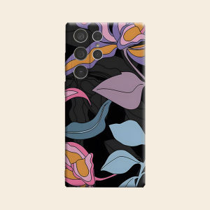Abstract Color Flower Luxury Fashion Full Lens Protective Case for Samsung Galaxy S26 S25 S24 A56 A36 Plus Ultra