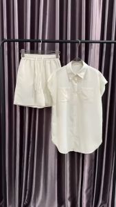 SV 6504 - Linora Line Set | Silvervogue | Set Atasan dan Celana Katun Babat Pakaian Wanita