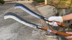 มีดทำสวน, ด้ามเหล็กกล้า, ด้ามสั้น, ด้ามยาว, มีดทำสวน, มีดขอลับแล, เหล็กกล้า, คมกริบ, มีดพร้า, มีดขอโค้ง, ด้ามไม้เนื้อแข็ง