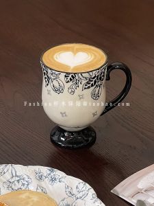 Cốc Cà Phê Cao Cấp Có Chân Cốc Latte Cốc Đựng Đồ Uống Bằng Gốm Sứ Cốc Cỡ Nhỏ Cốc Cỡ Vừa Cốc Cỡ Lớn Cốc Cỡ Siêu Lớn