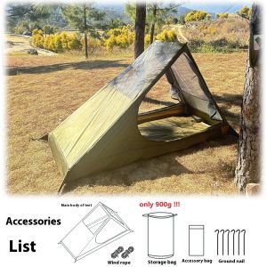Lohascamping Outdoor breathable tent mosquito proof camping tent Lightweight 900g with mesh for spring and summer hiking Tent