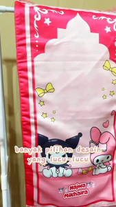 Sajadah Anak Lapis Busa Anti Slip Premium Anak SD TK Travelling Gratis Custom Nama (ORAEATLABORA) -1