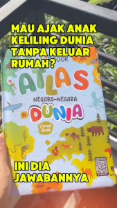 A Flip Flap Book : Atlas Negara-negara Di Dunia Untuk Anak - Kak Adam Kak Noe - Anak Hebat Indonesia