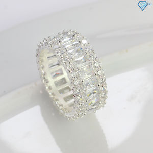 Nhẫn bạc 925 nam đính đá cá tính NNA0258 - Trang Sức TNJ