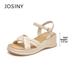 Josiny | Mom Sandals Platform Soft Sole and Thick Bottom Summer 2026 Style Roman Sandals