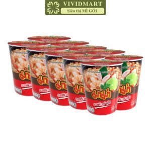 [SET 10 LY] - MAMA - Mì Mama ly 4 vị: Tôm Tomyum Thịt Heo Bằm Vịt Tiềm Chay Rau Củ Mì ly Thái Lan ăn liền Mì ly Mama (60g/ly)