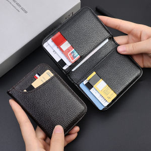 Mens Wallet Ultra-thin ID Card Holder Slim Wallet Multifunctional Business Card Holder Portable and versatile Wallet