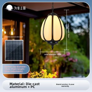 VINCAN | Solar Outdoor Hanging Lights For Patio Decoration