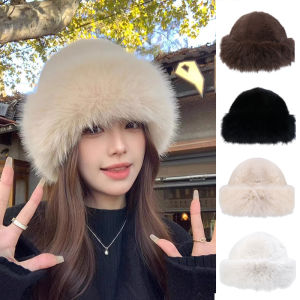 หมวกบีนนี่กันลมสำหรับผู้หญิงหมวกชาวประมงตุ๊กตาหมวกอาบน้ำเด็กการป้องกันหูอบอุ่นสำหรับฤดูใบไม้ร่วงฤดูหนาว