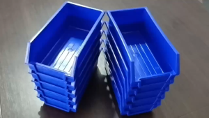 Hodeso Stackable Storage Box Organizer Plastic Storage Bin Kitchen Organizer Box Clothes Organizer Home Storage Box