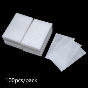 100/200/300Pcs Nail Wipe Cotton Pads Gel Nail Polish Acrylic Remover Lint Free Cotton Nail Wipes