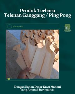 Talenan Kayu/Talenan kayu mahoni/Talenan Ganggang/Talenan multifungsi/papan potong