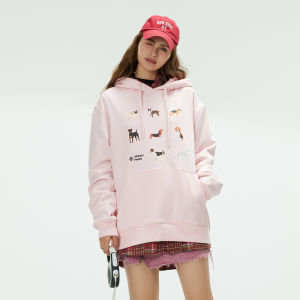 KAMA Pure Cotton Hoodie Womens Loose Fit Comfortable Skin-friendly Versatile Spring Street Style Long Sleeve T-shirt